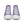 Laden Sie das Bild in den Galerie-Viewer, Non-Binary Pride Colors Modern Purple High Top Shoes - Women Sizes
