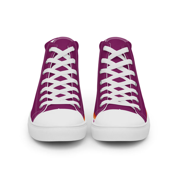 Lesbian Pride Modern High Top Purple Shoes