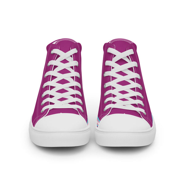 Transgender Pride High Top Violet Shoes