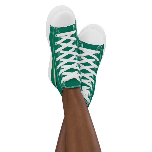 Aromantic Pride Modern Green High Top Shoes