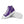 Laden Sie das Bild in den Galerie-Viewer, Original Genderqueer Pride Colors Purple High Top Shoes - Women Sizes
