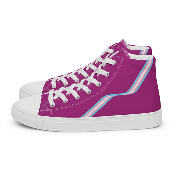 Transgender Flag Violet High Tops