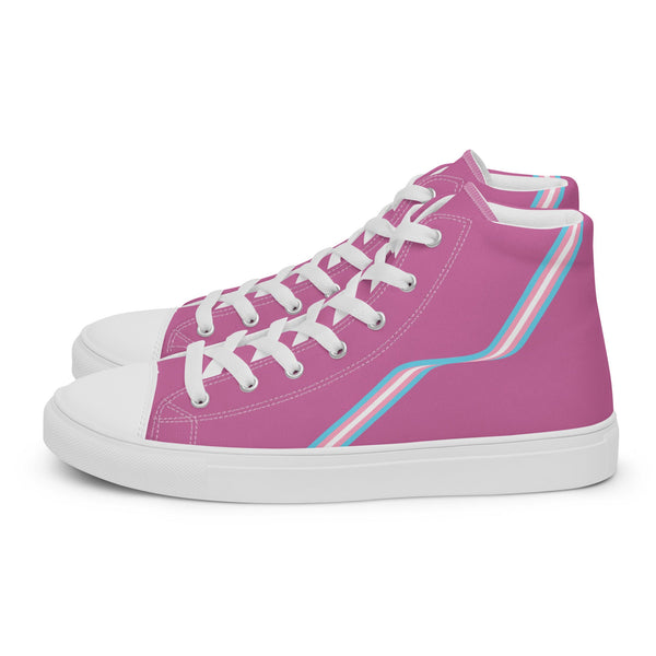 Transgender Flag Pink High Tops