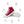 Load image into Gallery viewer, Casual Gay Pride Colors Red High Top Shoes - Women Sizes
