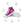 Carica l&#39;immagine nel Visualizzatore galleria, Casual Transgender Pride Colors Violet High Top Shoes - Women Sizes
