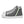 Load image into Gallery viewer, Classic Agender Pride Colors Gray High Top Shoes - Women Sizes
