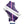 Load image into Gallery viewer, Classic Genderfluid Pride Colors Purple High Top Shoes - Women Sizes
