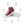 Load image into Gallery viewer, Classic Lesbian Pride Colors Burgundy High Top Shoes - Women Sizes
