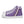 Load image into Gallery viewer, Classic Non-Binary Pride Colors Purple High Top Shoes - Women Sizes
