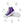 Carica l&#39;immagine nel Visualizzatore galleria, Classic Omnisexual Pride Colors Purple High Top Shoes - Women Sizes
