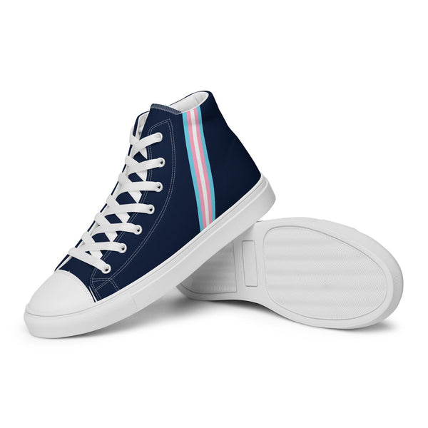 Transgender Pride Navy High Tops