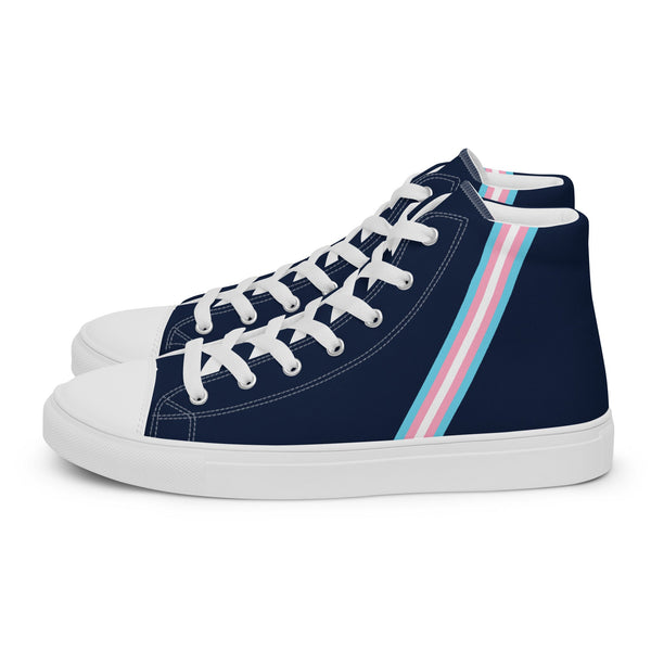 Transgender Pride Navy High Tops