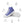 Cargar imagen en el visor de la galería, Trendy Ally Pride Colors Blue High Top Shoes - Women Sizes
