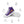 Carica l&#39;immagine nel Visualizzatore galleria, Trendy Intersex Pride Colors Purple High Top Shoes - Women Sizes
