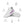 Charger l&#39;image dans la galerie, Modern Asexual Pride Colors White High Top Shoes - Women Sizes
