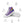 Carica l&#39;immagine nel Visualizzatore galleria, Modern Gay Pride Colors Purple High Top Shoes - Women Sizes
