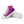 Cargar imagen en el visor de la galería, Modern Genderfluid Pride Colors Violet High Top Shoes - Women Sizes
