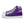 Cargar imagen en el visor de la galería, Modern Genderfluid Pride Colors Purple High Top Shoes - Women Sizes

