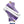 Cargar imagen en el visor de la galería, Modern Non-Binary Pride Colors Purple High Top Shoes - Women Sizes
