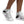 Carregar imagem no visualizador da galeria, Asexual Pride Colors Modern Gray High Top Shoes - Women Sizes
