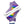 Carica l&#39;immagine nel Visualizzatore galleria, Gay Pride Colors Modern Purple High Top Shoes - Women Sizes
