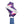 Charger l&#39;image dans la galerie, Genderfluid Pride Colors Modern Purple High Top Shoes - Women Sizes

