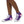 Load image into Gallery viewer, Genderfluid Pride Colors Modern Purple High Top Shoes - Women Sizes
