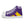 Laden Sie das Bild in den Galerie-Viewer, Intersex Pride Colors Modern Purple High Top Shoes - Women Sizes
