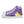 Carregar imagem no visualizador da galeria, Non-Binary Pride Colors Modern Purple High Top Shoes - Women Sizes
