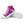 Cargar imagen en el visor de la galería, Omnisexual Pride Colors Modern Violet High Top Shoes - Women Sizes
