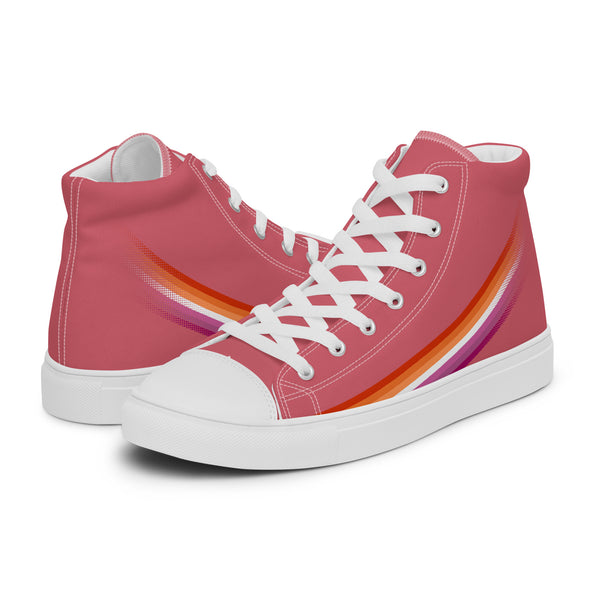 Lesbian Pride Modern High Top Pink Shoes