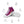 Load image into Gallery viewer, Pansexual Pride Modern High Top Purple Shoes - Women Sizes

