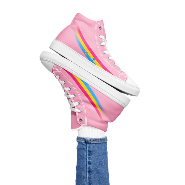 Pansexual Pride Modern High Top Pink Shoes - Women Sizes