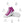 Cargar imagen en el visor de la galería, Transgender Pride Modern High Top Violet Shoes - Women Sizes
