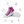 Load image into Gallery viewer, Transgender Pride High Top Violet Shoes
