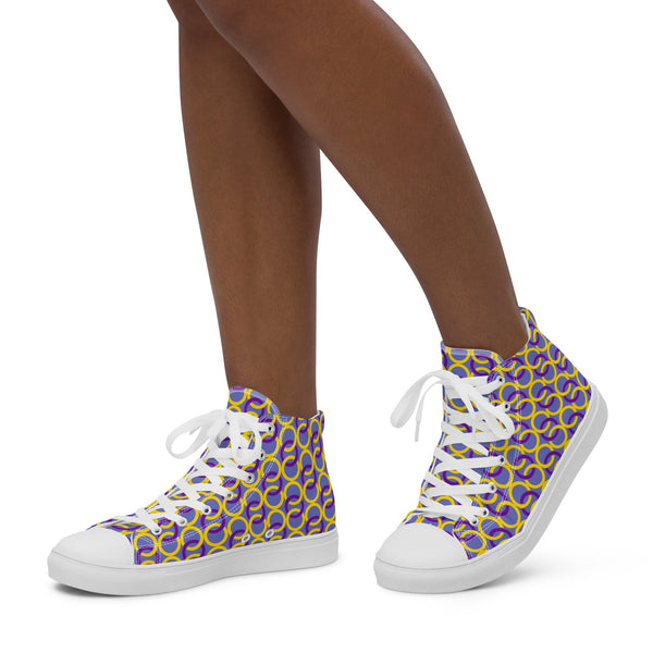 Intersex Pride Classic Purple High Top Shoes