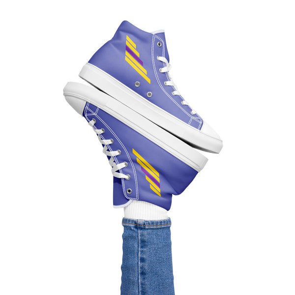 Intersex Pride Modern Blue High Top Shoes