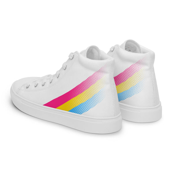 Pansexual Pride Colors Original White High Top Shoes - Women Sizes