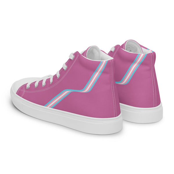 Transgender Flag Pink High Tops