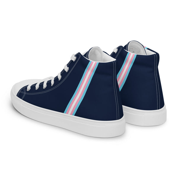 Transgender Pride Navy High Tops