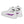 Cargar imagen en el visor de la galería, Modern Asexual Pride Colors White High Top Shoes - Women Sizes
