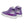 Load image into Gallery viewer, Modern Asexual Pride Colors Purple High Top Shoes - Women Sizes

