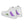 Load image into Gallery viewer, Genderqueer Pride Colors Modern White High Top Shoes - Women Sizes
