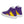 Cargar imagen en el visor de la galería, Intersex Pride Colors Modern Purple High Top Shoes - Women Sizes
