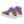 Laden Sie das Bild in den Galerie-Viewer, Non-Binary Pride Colors Modern Purple High Top Shoes - Women Sizes
