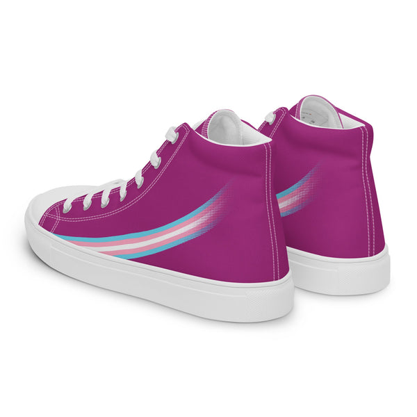 Transgender Pride High Top Violet Shoes