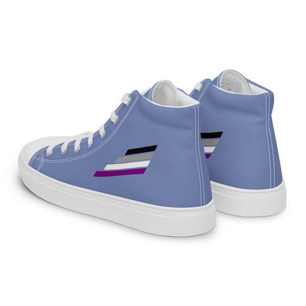 Asexual Pride Modern Blue High Top Shoes