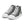 Cargar imagen en el visor de la galería, Agender Pride Colors Original Gray High Top Shoes - Women Sizes
