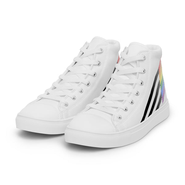 Ally Pride Colors Original White High Top Shoes - Women Sizes