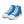 Cargar imagen en el visor de la galería, Gay Pride Colors Original Blue High Top Shoes - Women Sizes
